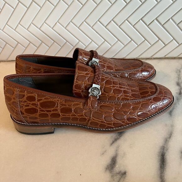 Stacy Adams BELLUCCI  Leather Sole Moc Toe Bit Slip On - Picture 4 of 7